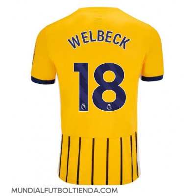 Camiseta Brighton Danny Welbeck #18 Tercera Equipación Replica 2025-26 mangas cortas Camiseta Brighton Danny Welbeck #18 Tercera Equipación Replica 2025-26 mangas cortas